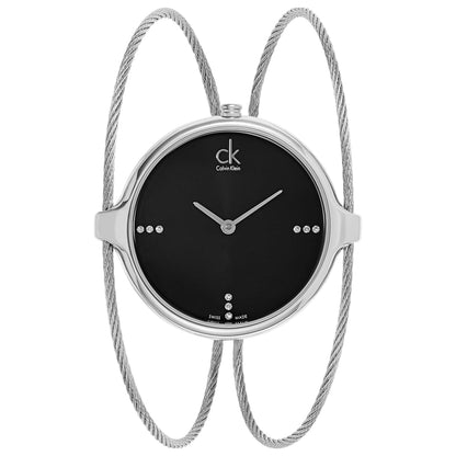 Front view of Calvin Klein Agile Women's Swiss Quartz (Battery-Powered) Watch K2Z2M11S