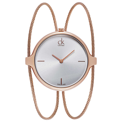 Front view of Calvin Klein Agile Women's Swiss Quartz (Battery-Powered) Watch K2Z2M616