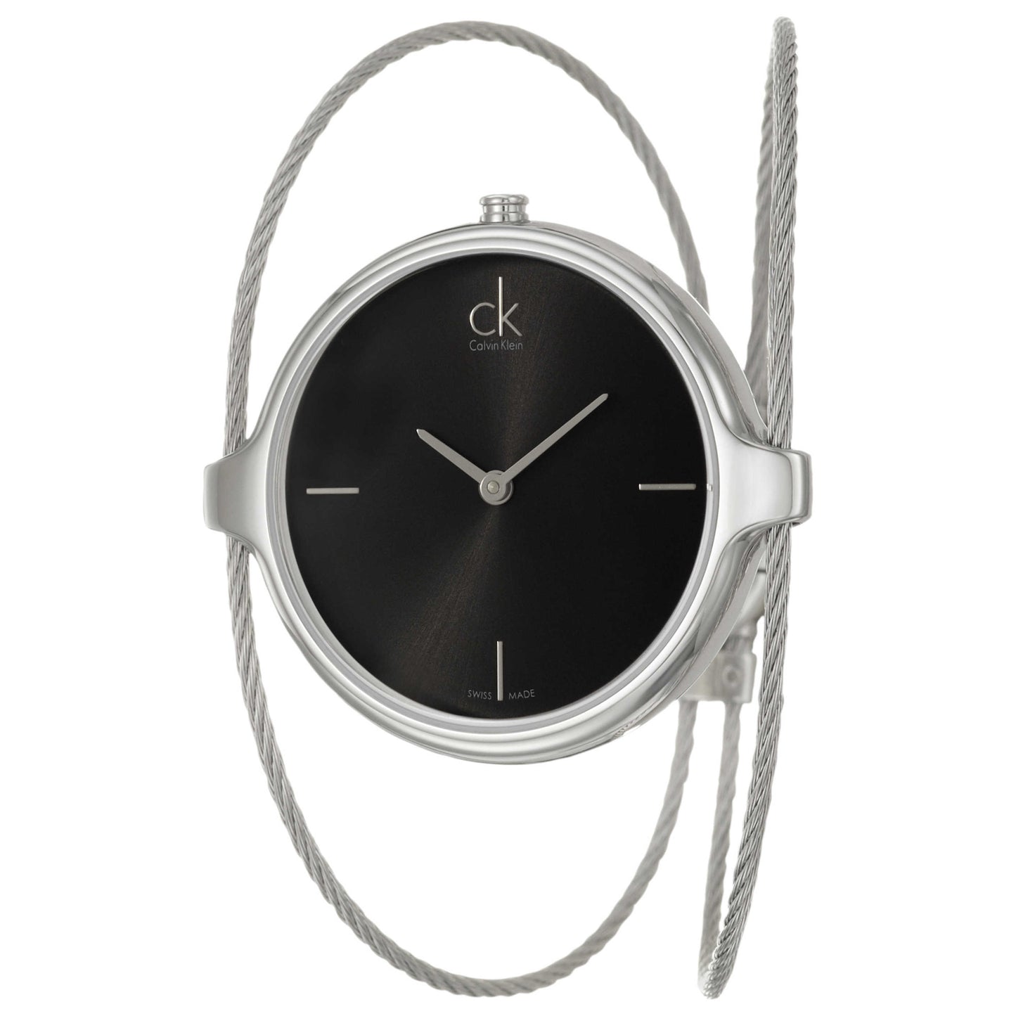 Front view of Calvin Klein Agile Women's Swiss Quartz (Battery-Powered) Watch K2Z2S111