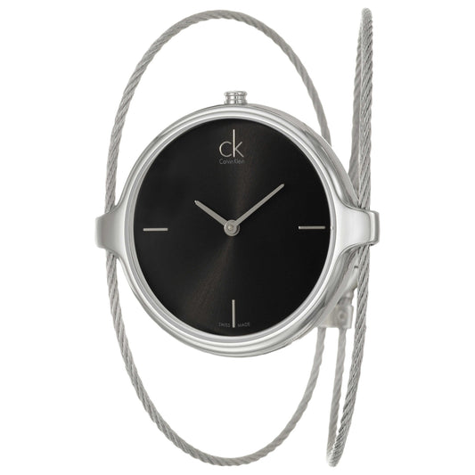 Front view of Calvin Klein Agile Women's Swiss Quartz (Battery-Powered) Watch K2Z2S111