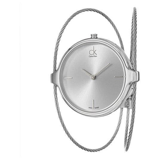 Front view of Calvin Klein Agile Women's Swiss Quartz (Battery-Powered) Watch K2Z2S116