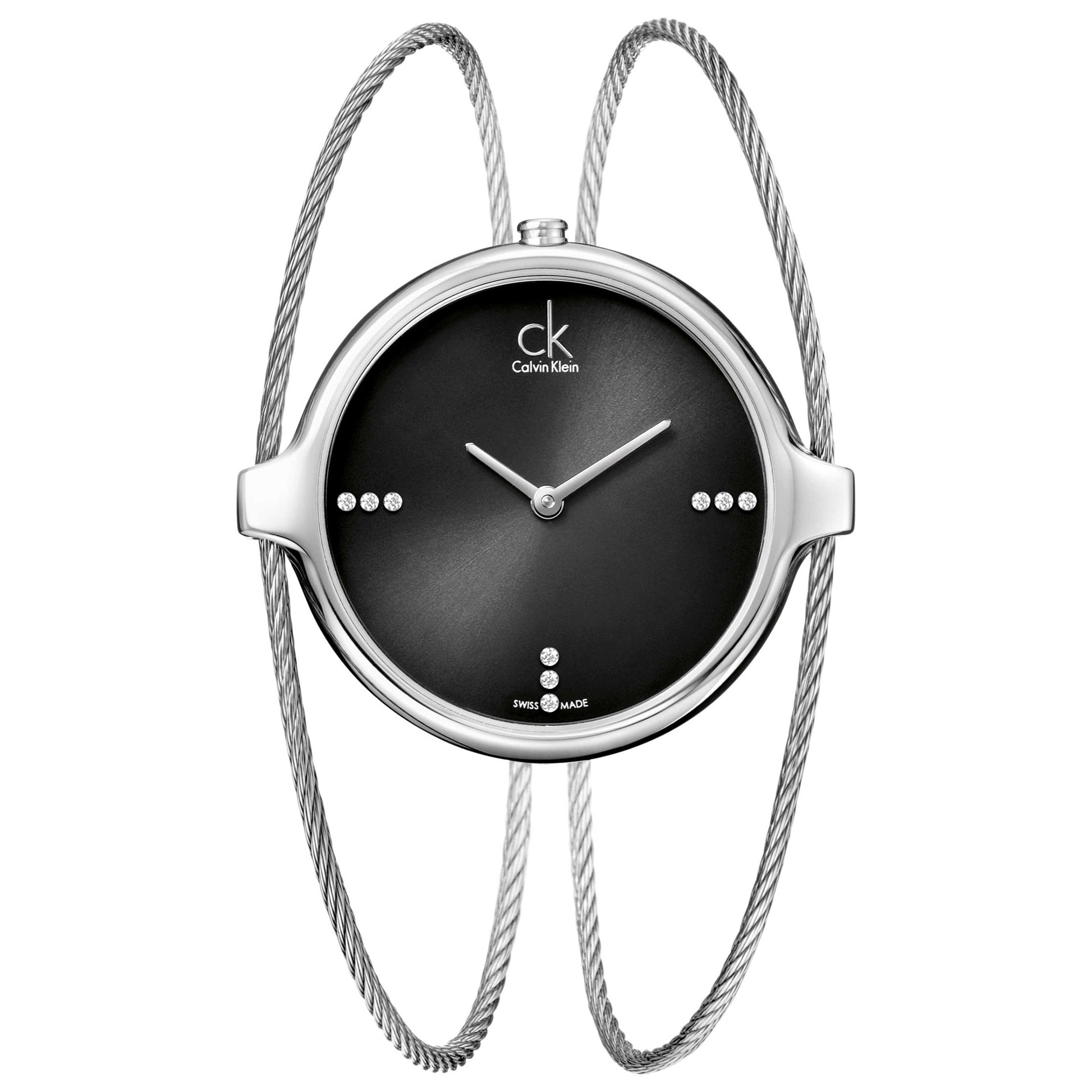 Front view of Calvin Klein Agile Women's Swiss Quartz (Battery-Powered) Watch K2Z2S11S