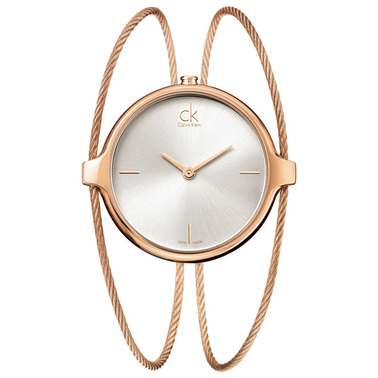 Front view of Calvin Klein Agile Women's Swiss Quartz (Battery-Powered) Watch K2Z2S616