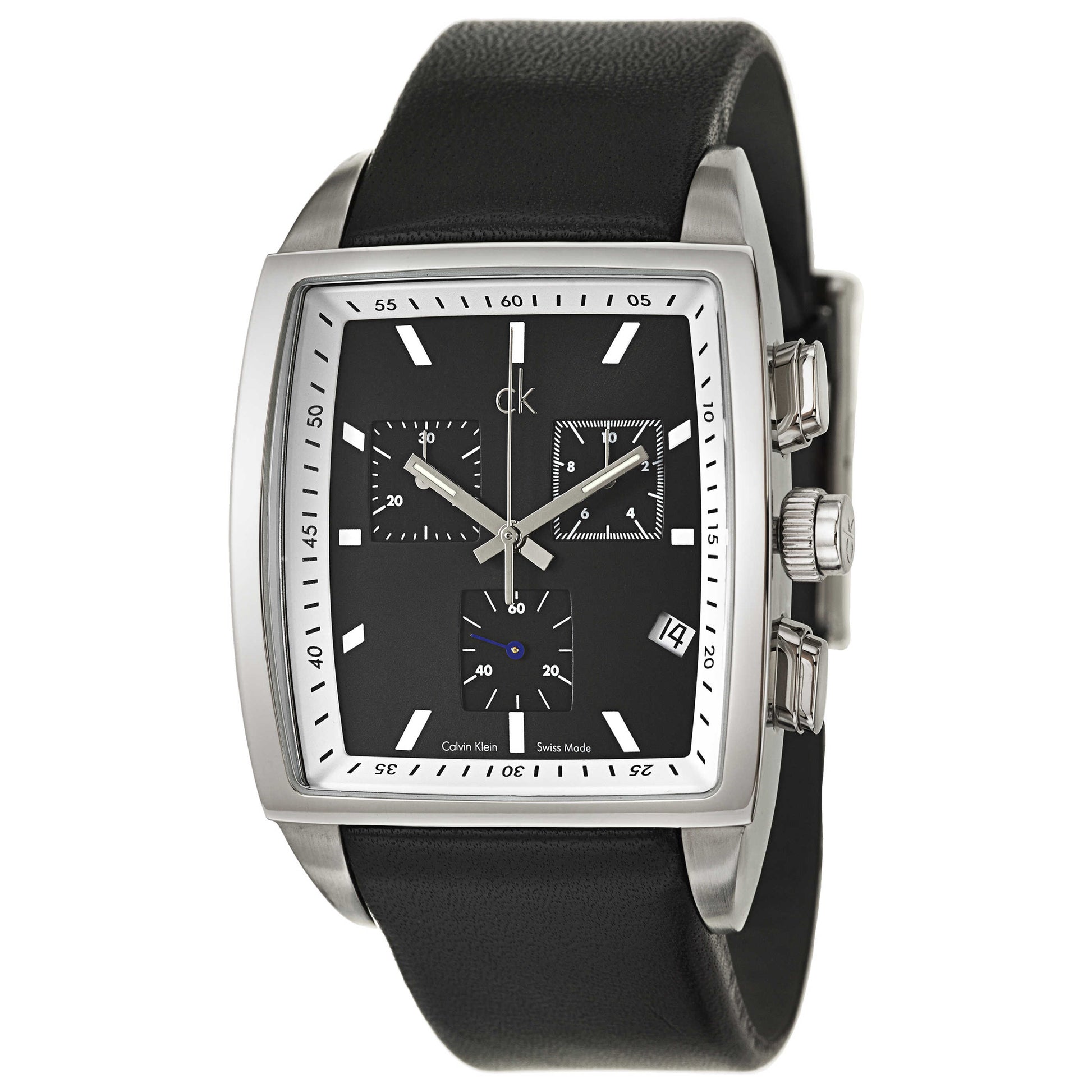 Front view of Calvin Klein Bold Men's Swiss Quartz (Battery-Powered) Watch K3047102