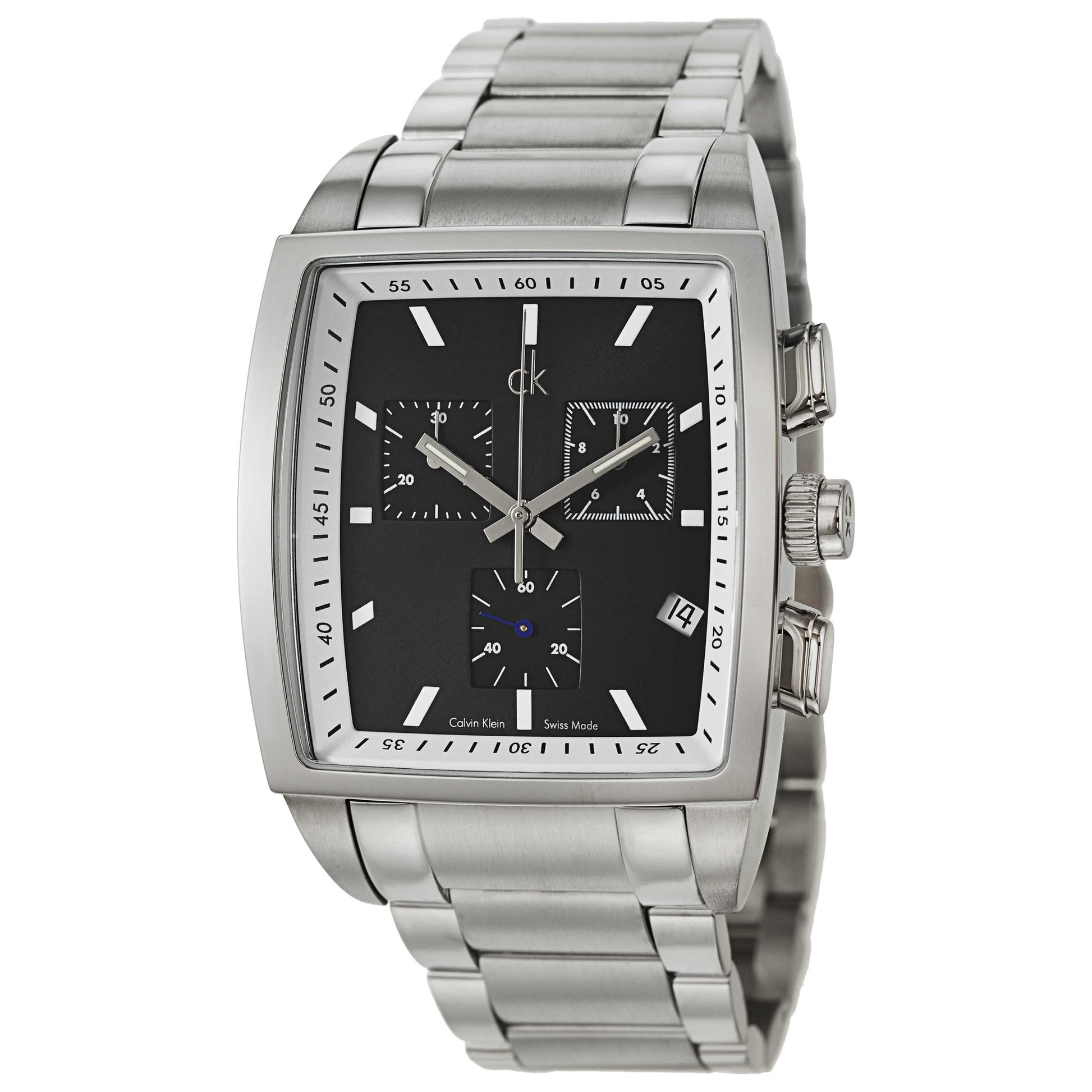 Front view of Calvin Klein Bold Men's Swiss Quartz (Battery-Powered) Watch K3047104