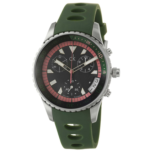 Front view of Calvin Klein Challenge Men's Swiss Quartz (Battery-Powered) Watch K3217578