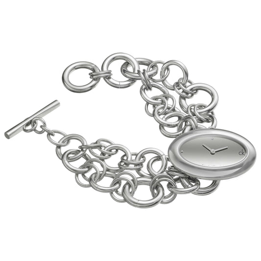 Front view of Calvin Klein Smooth Women's Swiss Quartz (Battery-Powered) Watch K3823160