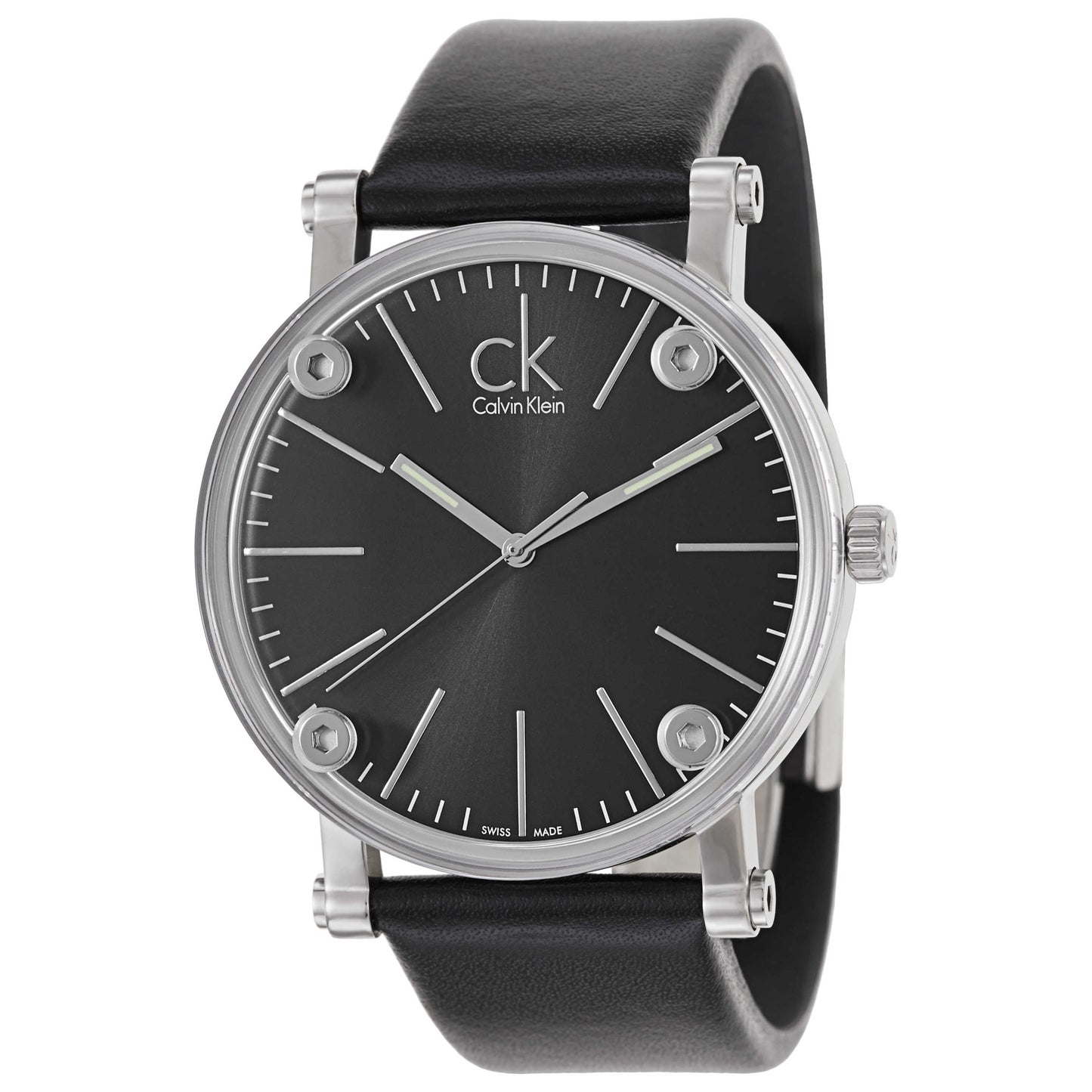 Front view of Calvin Klein Cogent Men's Swiss Quartz (Battery-Powered) Watch K3B2T1C1