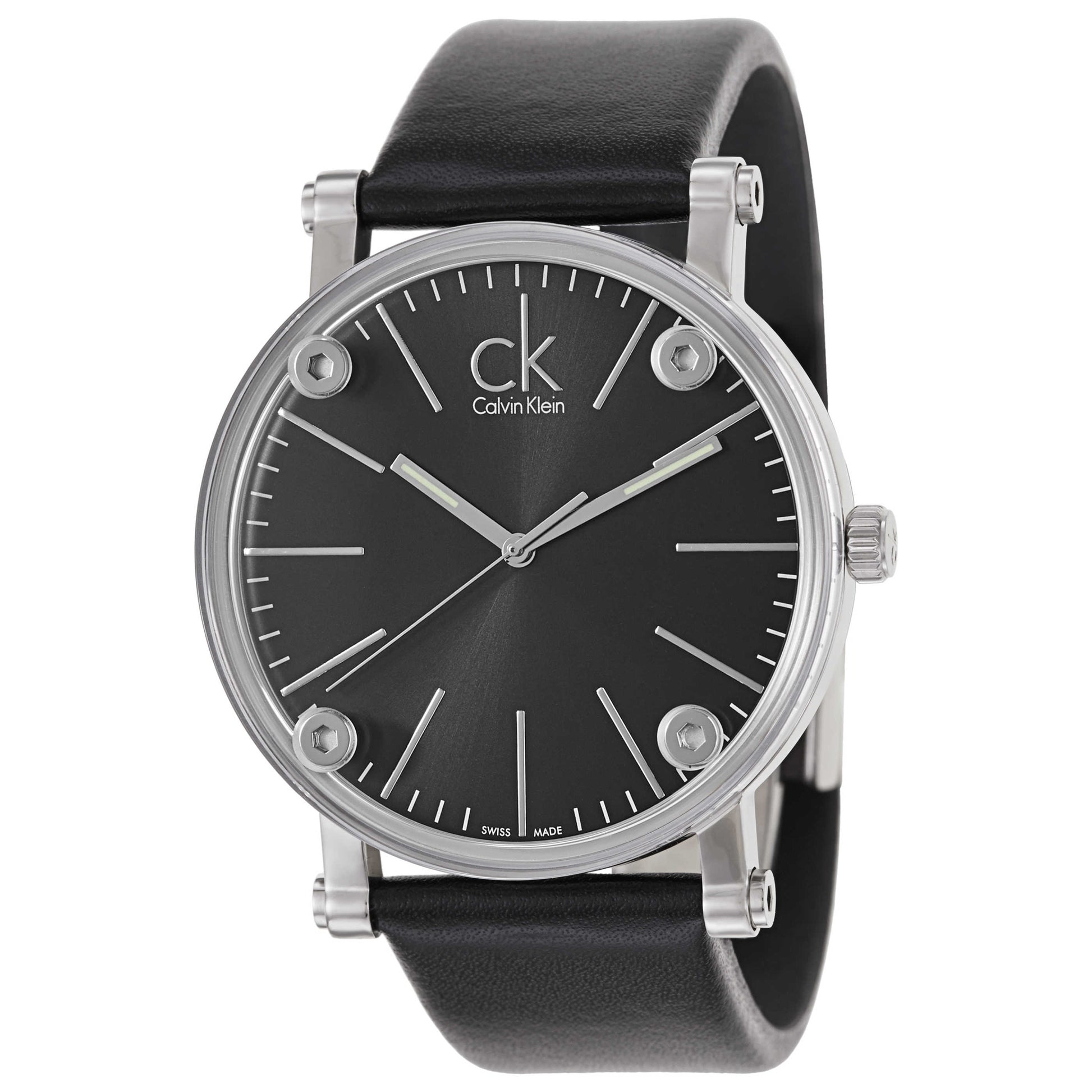 Front view of Calvin Klein Cogent Men's Swiss Quartz (Battery-Powered) Watch K3B2T1C1
