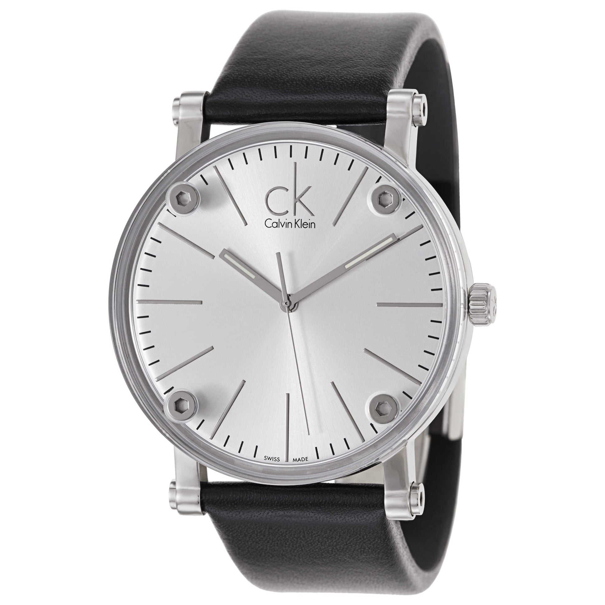 Front view of Calvin Klein Cogent Men's Swiss Quartz (Battery-Powered) Watch K3B2T1C6