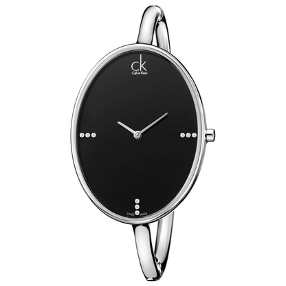 Front view of Calvin Klein Sartoria Women's Swiss Quartz (Battery-Powered) Watch K3D2S11S