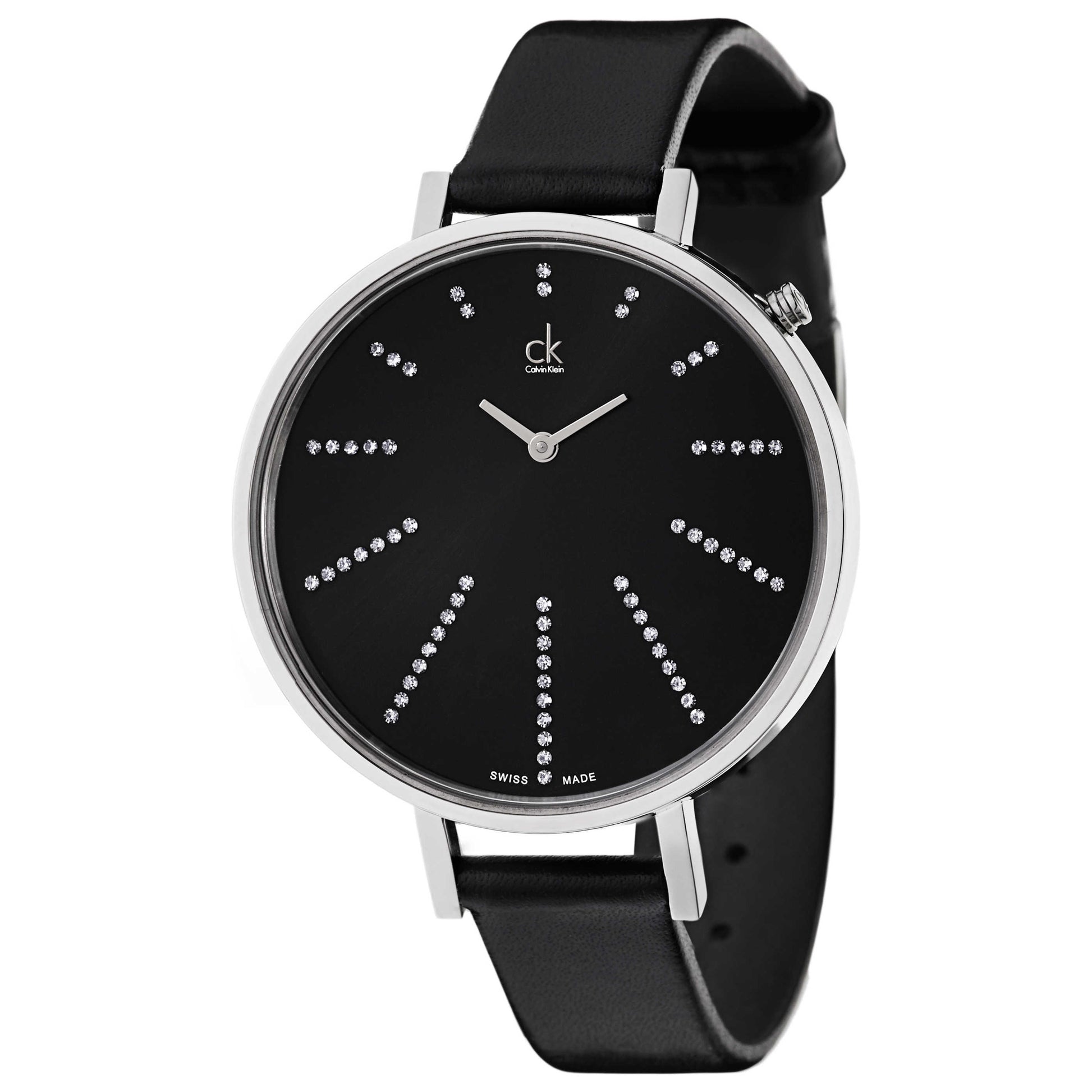 Front view of Calvin Klein Equal Women's Swiss Quartz (Battery-Powered) Watch K3E231CS