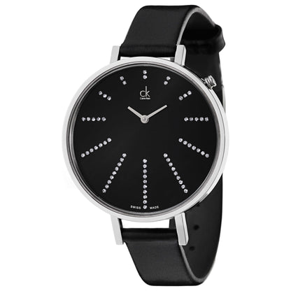 Front view of Calvin Klein Equal Women's Swiss Quartz (Battery-Powered) Watch K3E231CS