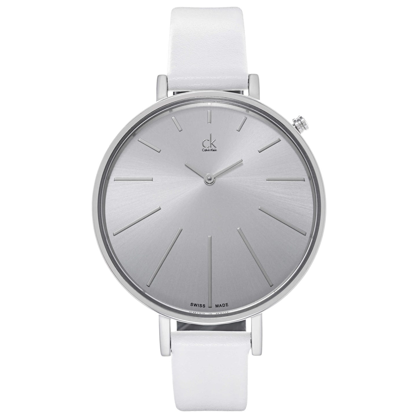 Front view of Calvin Klein Equal Women's Swiss Quartz (Battery-Powered) Watch K3E231L6