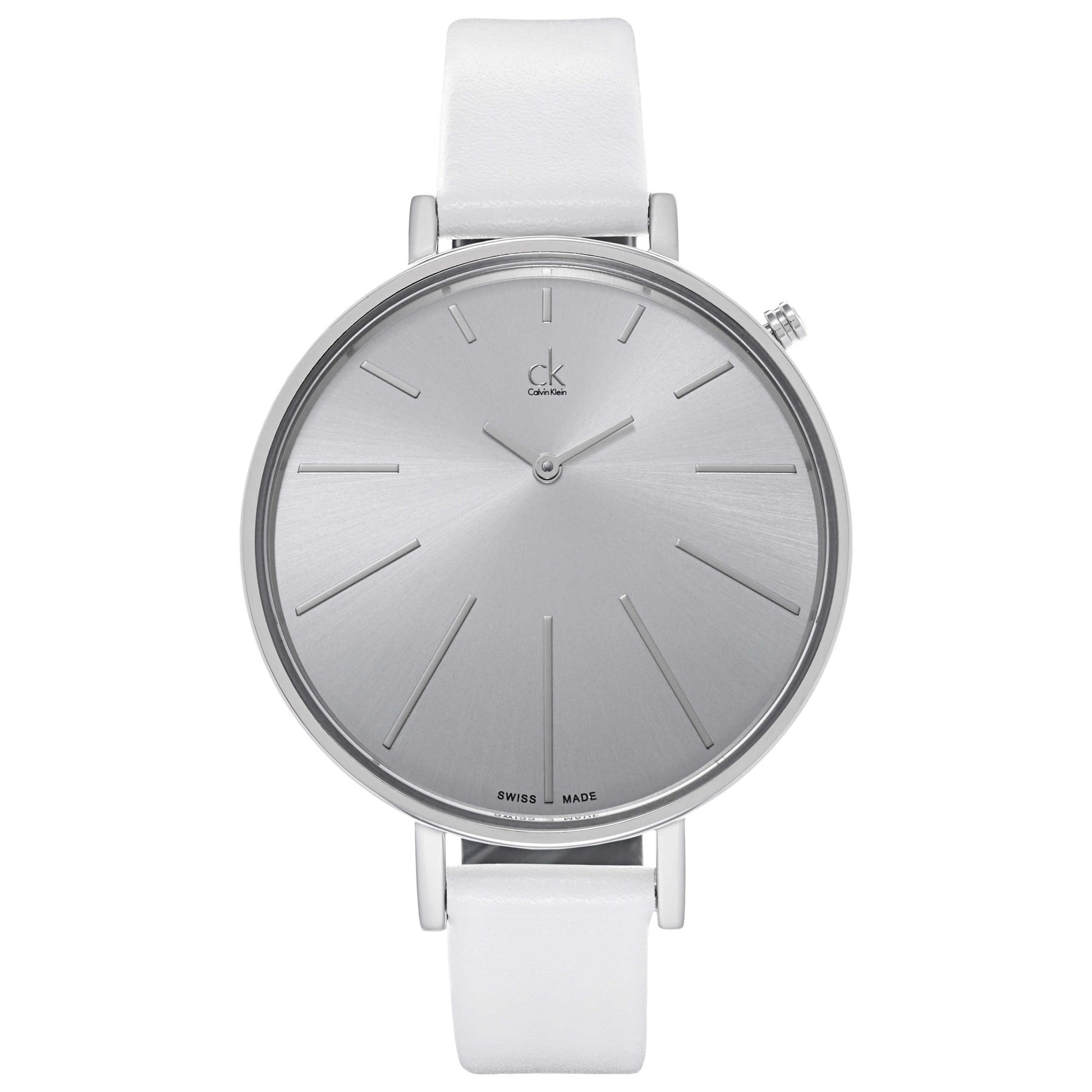 Front view of Calvin Klein Equal Women's Swiss Quartz (Battery-Powered) Watch K3E231L6