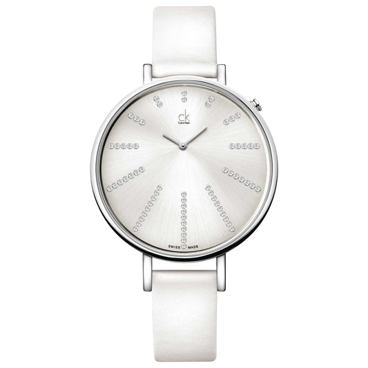 Front view of Calvin Klein Equal Women's Swiss Quartz (Battery-Powered) Watch K3E231LW