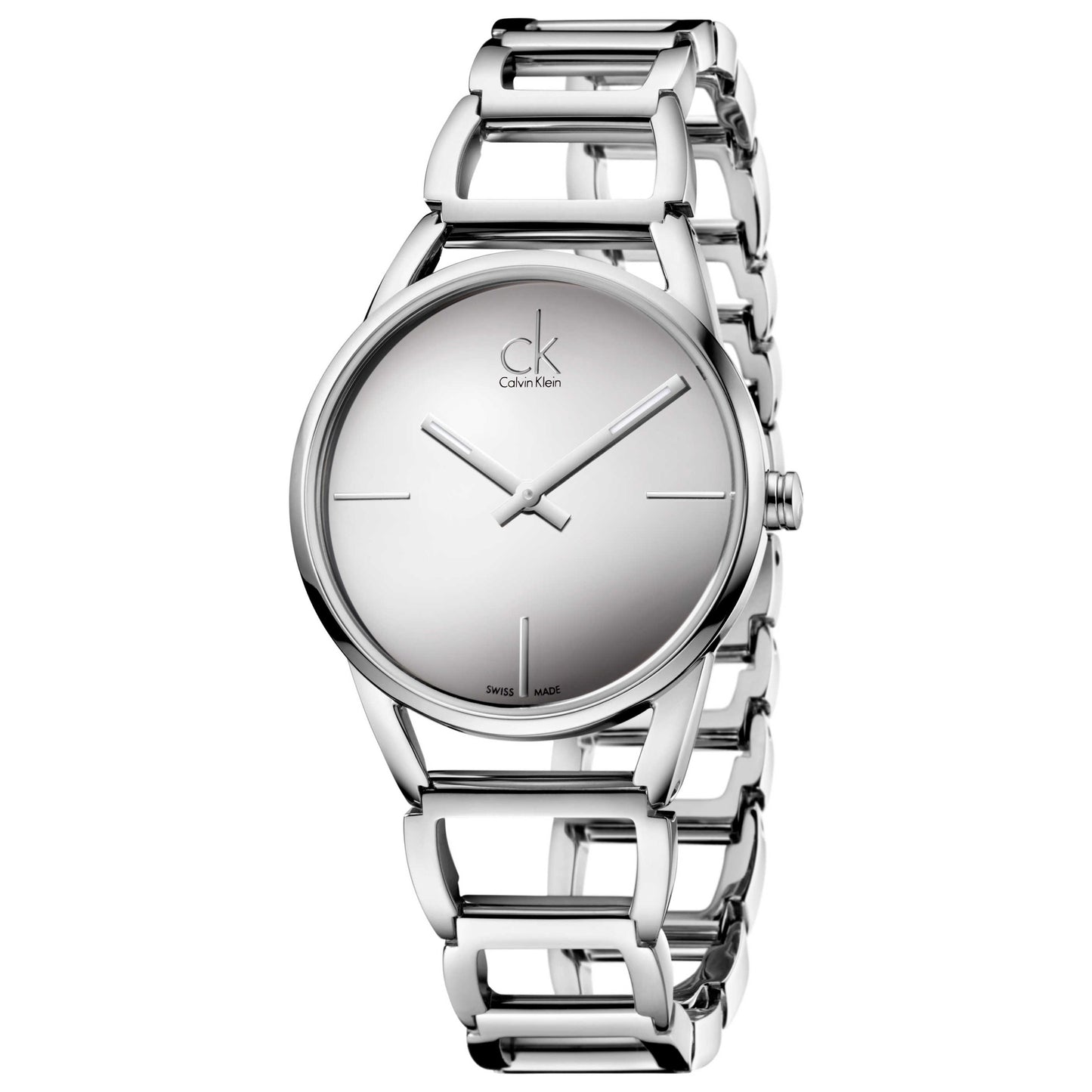 Front view of Calvin Klein Stately Women's Swiss Quartz (Battery-Powered) Watch K3G23128