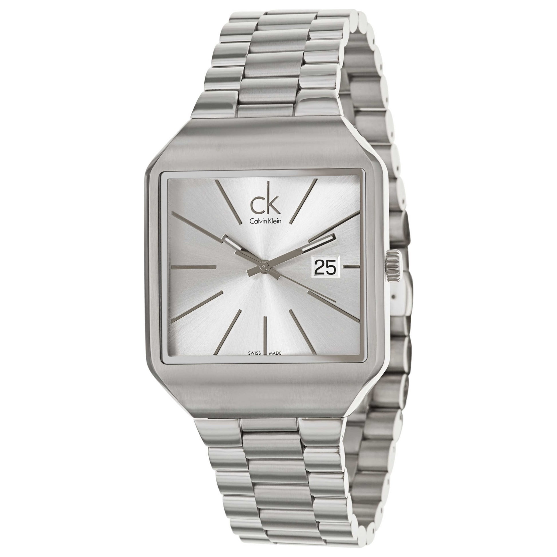 Front view of Calvin Klein Gentle Men's Swiss Quartz (Battery-Powered) Watch K3L31166