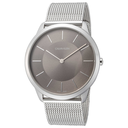 Front view of Calvin Klein Minimal Men's Quartz Watch K3M2T124