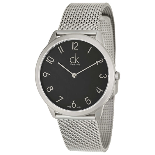 Front view of Calvin Klein Minimal Men's Swiss Quartz (Battery-Powered) Watch K3M51151