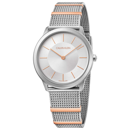 Front view of Calvin Klein Minimal Men's Quartz Watch K3M521Y6