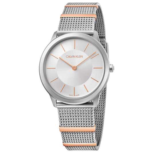 Front view of Calvin Klein Minimal Men's Quartz Watch K3M521Y6