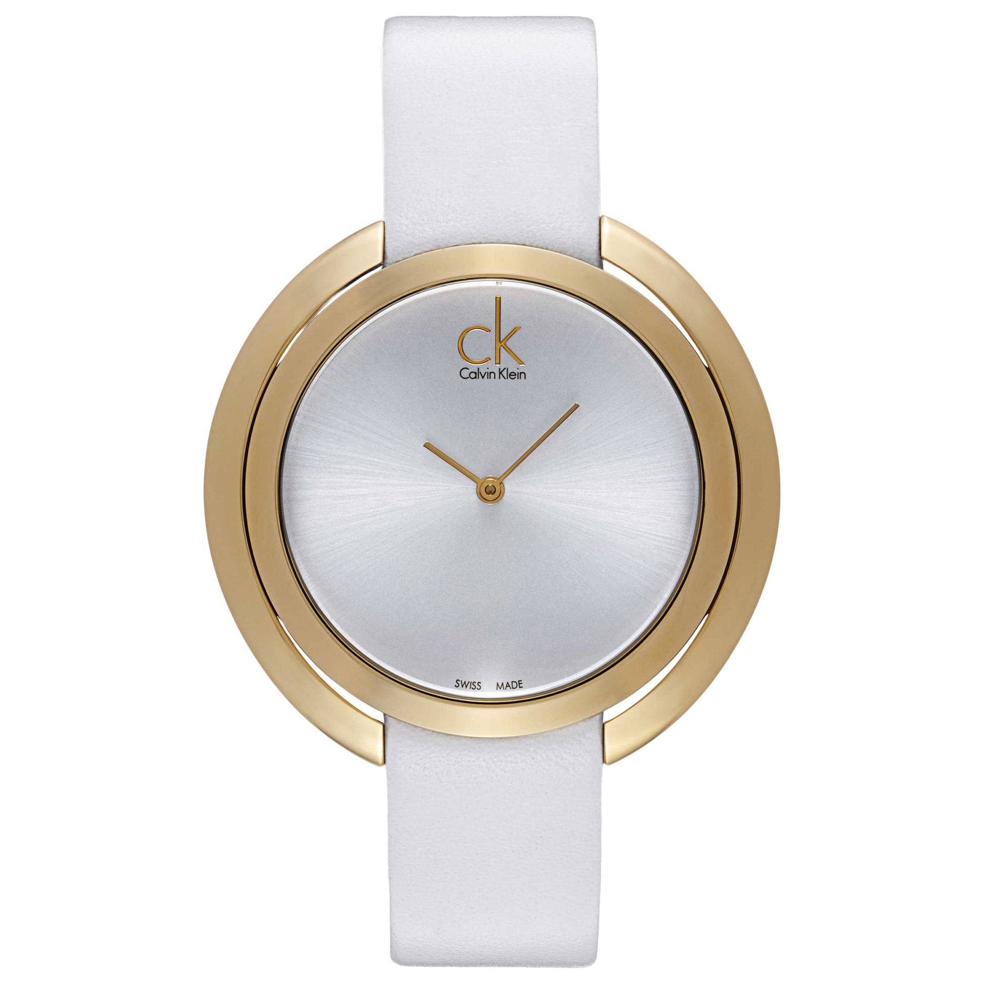 Front view of Calvin Klein Aggregate Women's Swiss Quartz (Battery-Powered) Watch K3U235L6