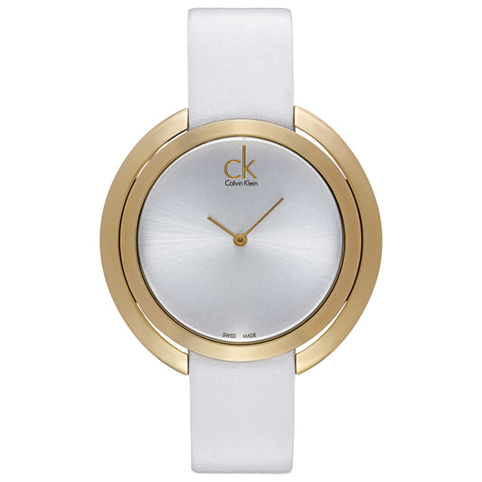 Front view of Calvin Klein Aggregate Women's Swiss Quartz (Battery-Powered) Watch K3U235L6