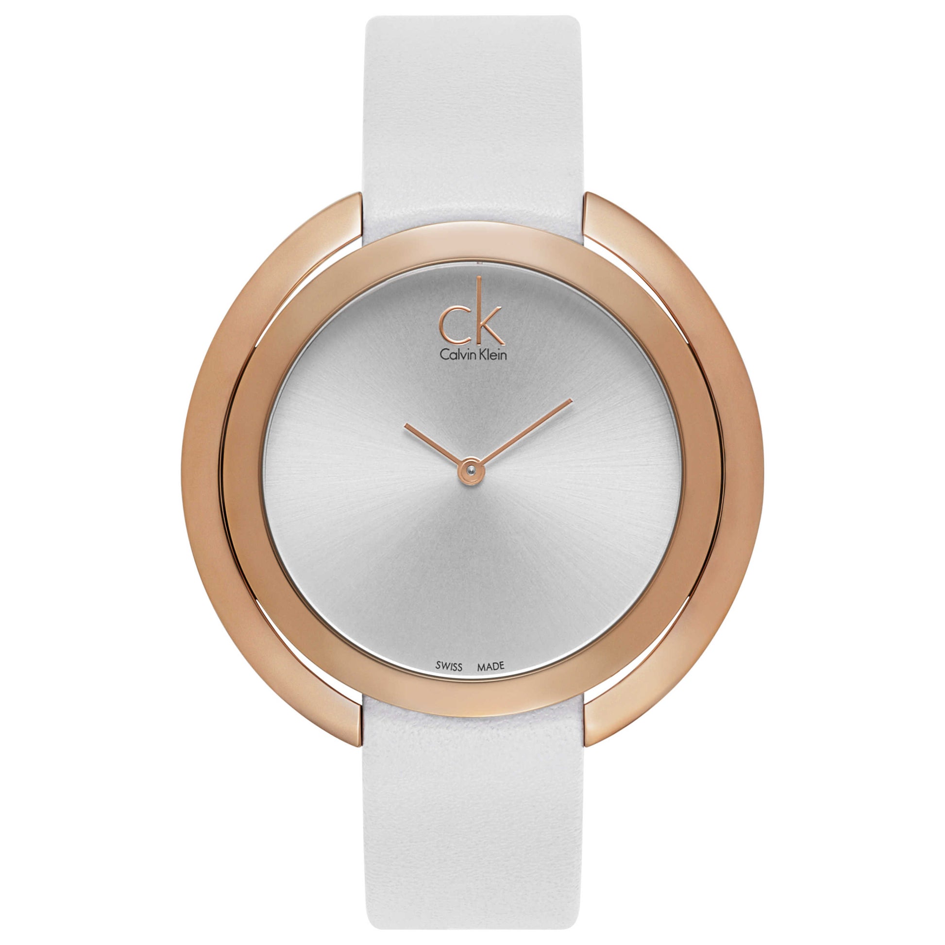 Front view of Calvin Klein Aggregate Women's Swiss Quartz (Battery-Powered) Watch K3U236L6