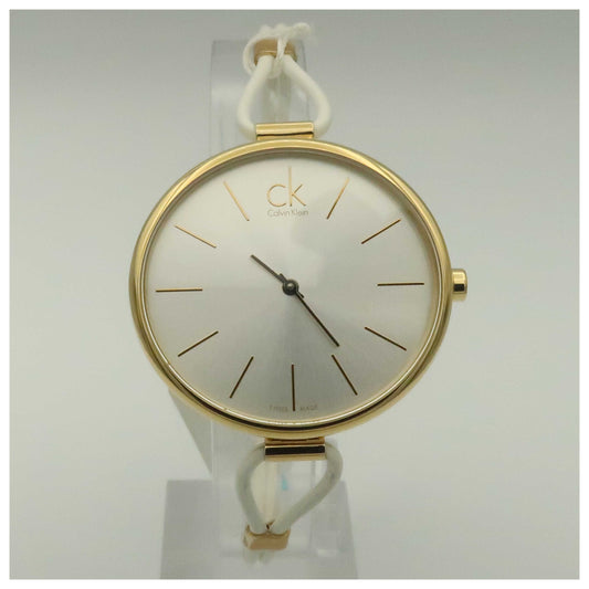 Front view of Calvin Klein Selection Women's Swiss Quartz (Battery-Powered) Watch K3V235L6-SDV