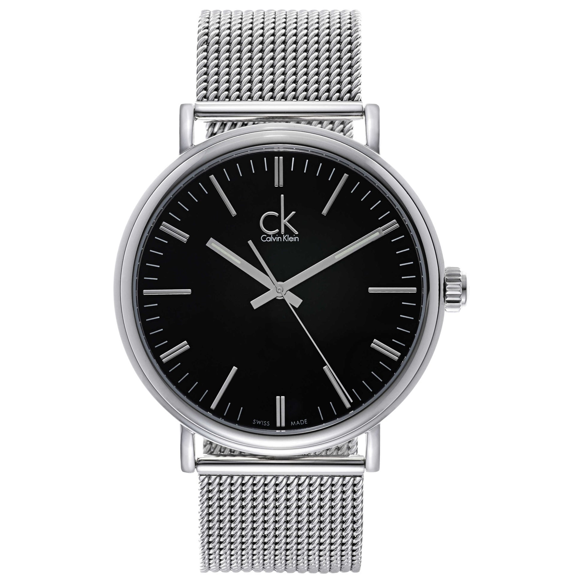 Front view of Calvin Klein Surround Men's Swiss Quartz (Battery-Powered) Watch K3W21121