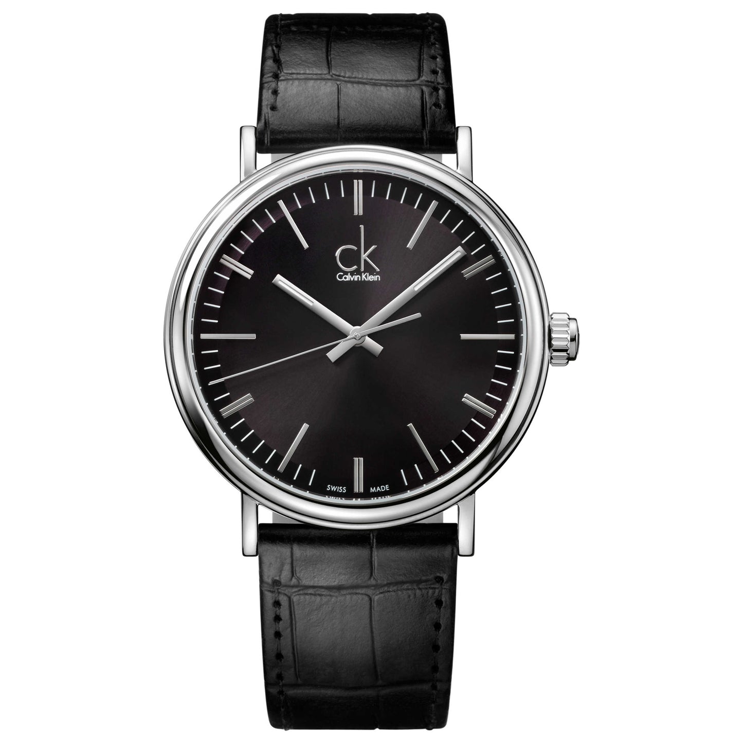 Front view of Calvin Klein Surround Men's Swiss Quartz (Battery-Powered) Watch K3W211C1