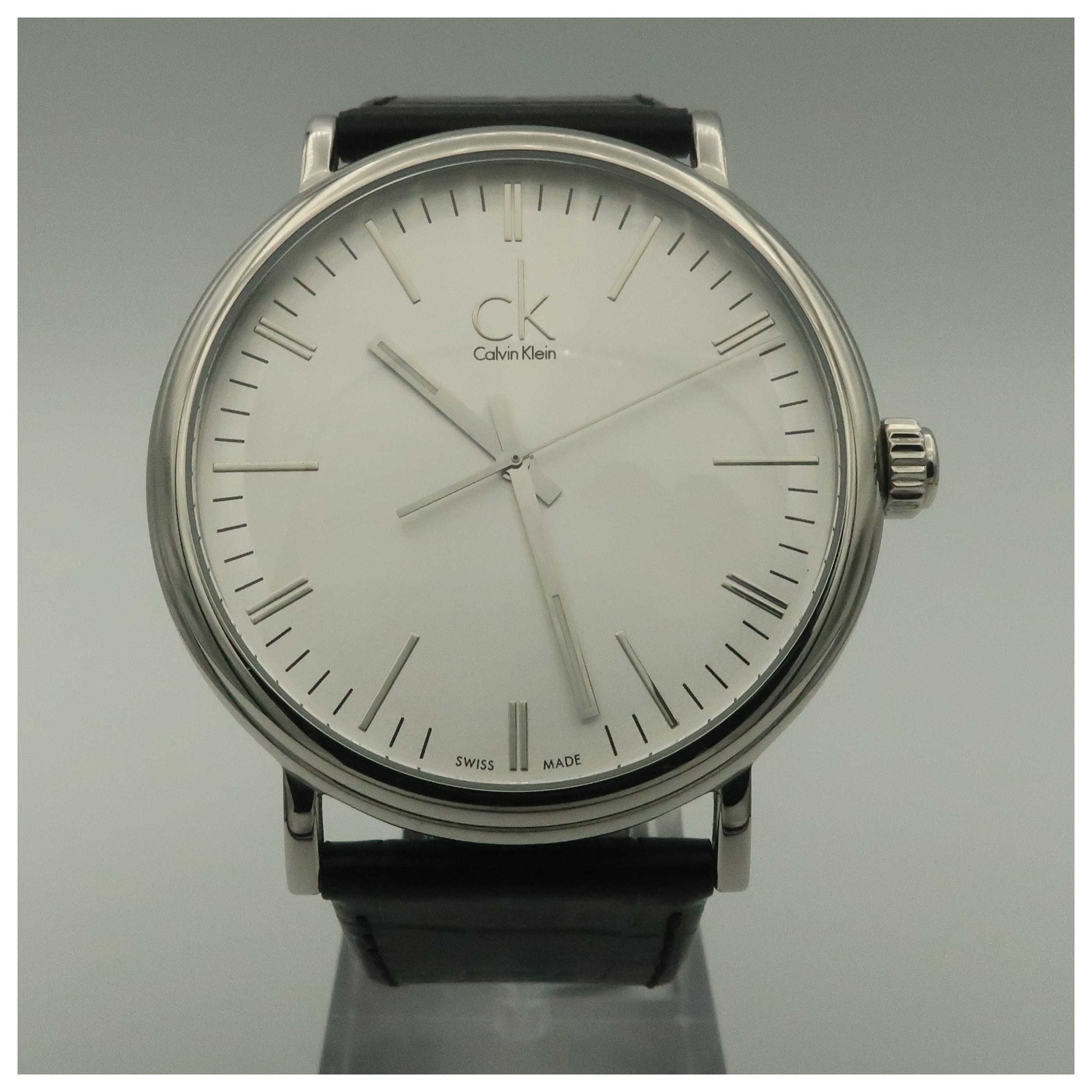 Front view of Calvin Klein Surround Men's Swiss Quartz (Battery-Powered) Watch K3W211C6-PO