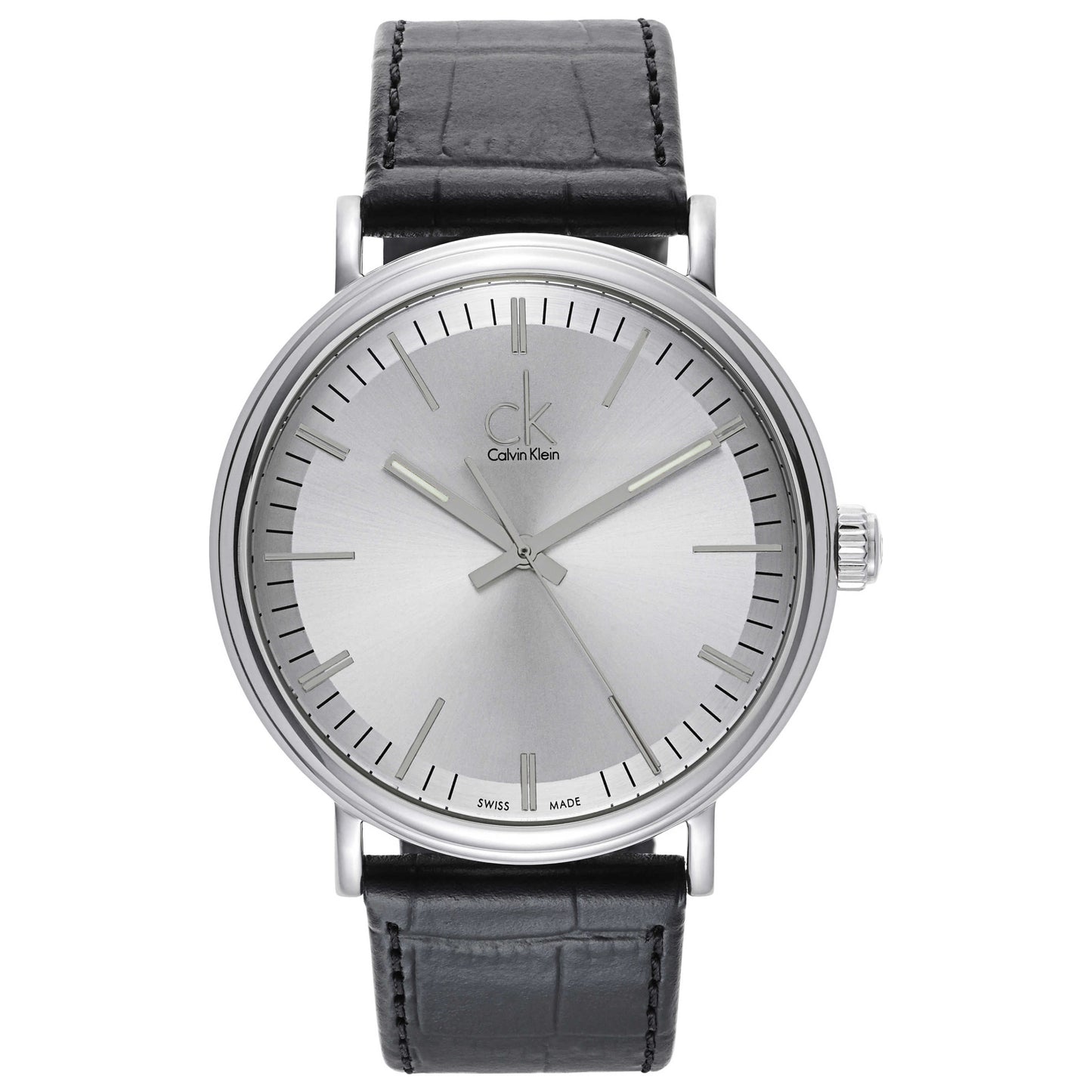 Front view of Calvin Klein Surround Men's Swiss Quartz (Battery-Powered) Watch K3W211C6