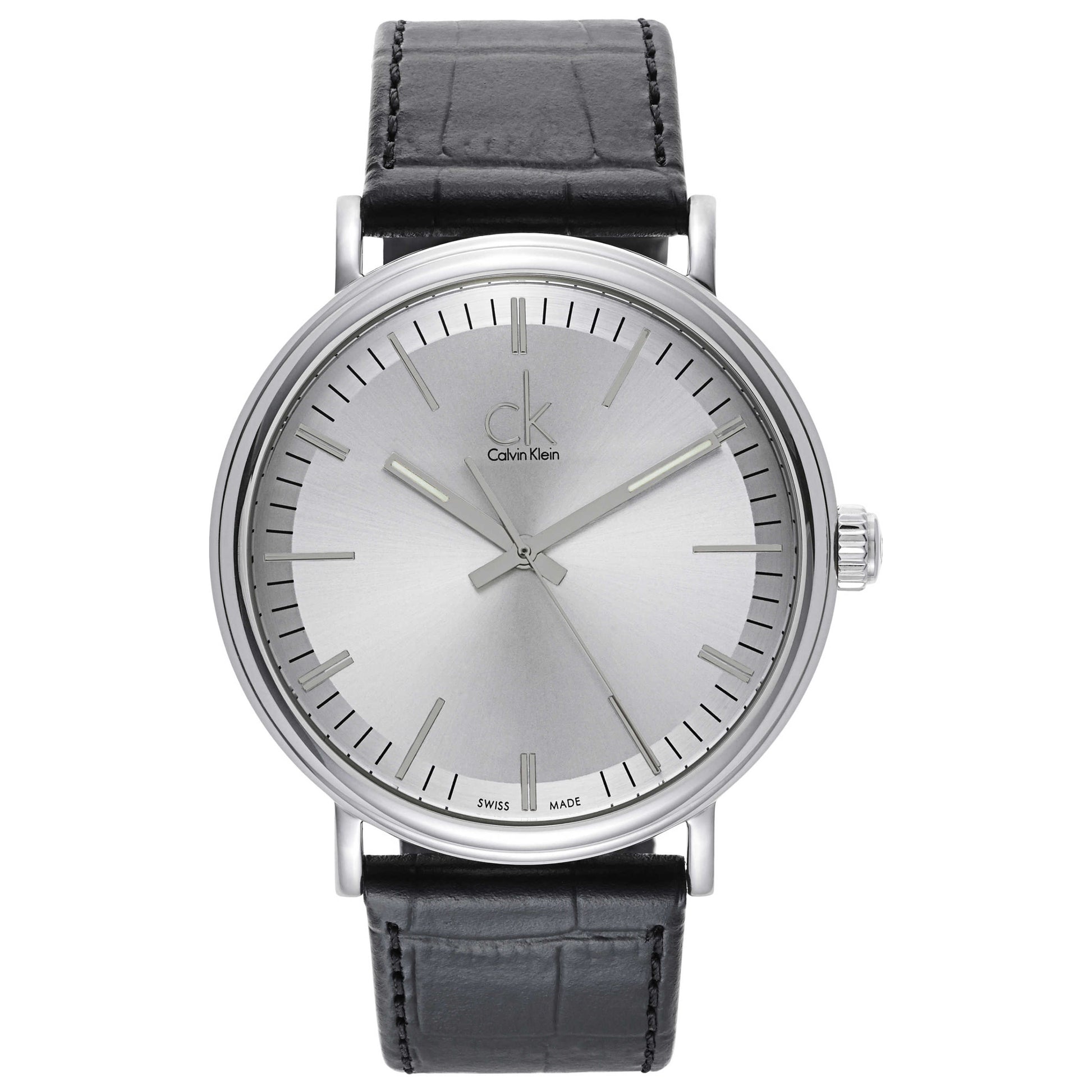 Front view of Calvin Klein Surround Men's Swiss Quartz (Battery-Powered) Watch K3W211C6