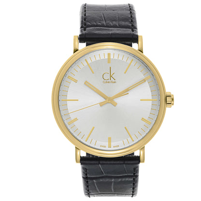 Front view of Calvin Klein Surround Men's Swiss Quartz (Battery-Powered) Watch K3W215C6