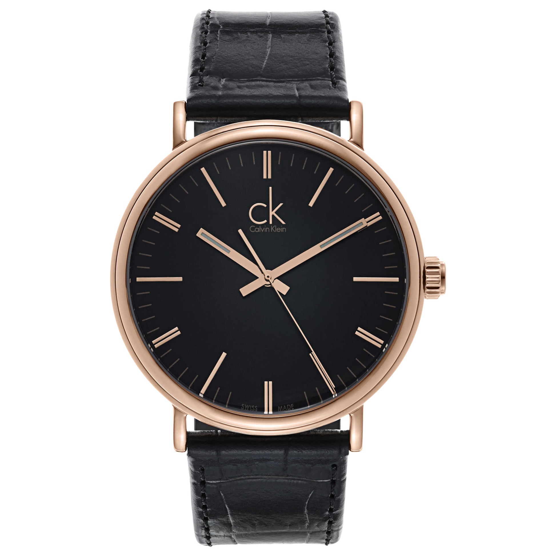 Front view of Calvin Klein Surround Men's Swiss Quartz (Battery-Powered) Watch K3W216C1