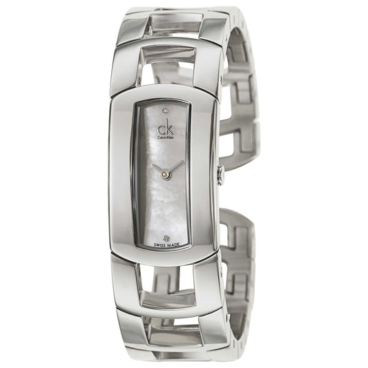Front view of Calvin Klein Dress Women's Swiss Quartz (Battery-Powered) Watch K3Y2M11T