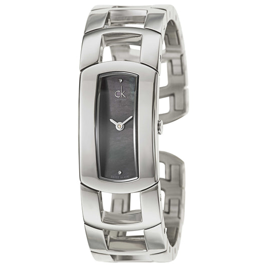 Front view of Calvin Klein Dress Women's Swiss Quartz (Battery-Powered) Watch K3Y2S11S