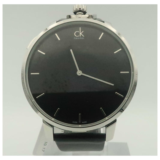 Front view of Calvin Klein Exceptional Men's Swiss Quartz (Battery-Powered) Watch K3Z211C1-PO