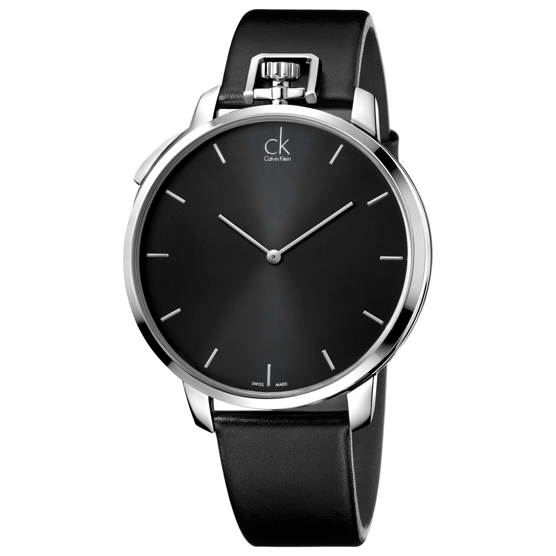 Front view of Calvin Klein Exceptional Men's Swiss Quartz (Battery-Powered) Watch K3Z211C1