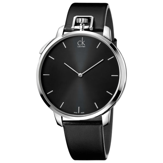 Front view of Calvin Klein Exceptional Men's Swiss Quartz (Battery-Powered) Watch K3Z211C1