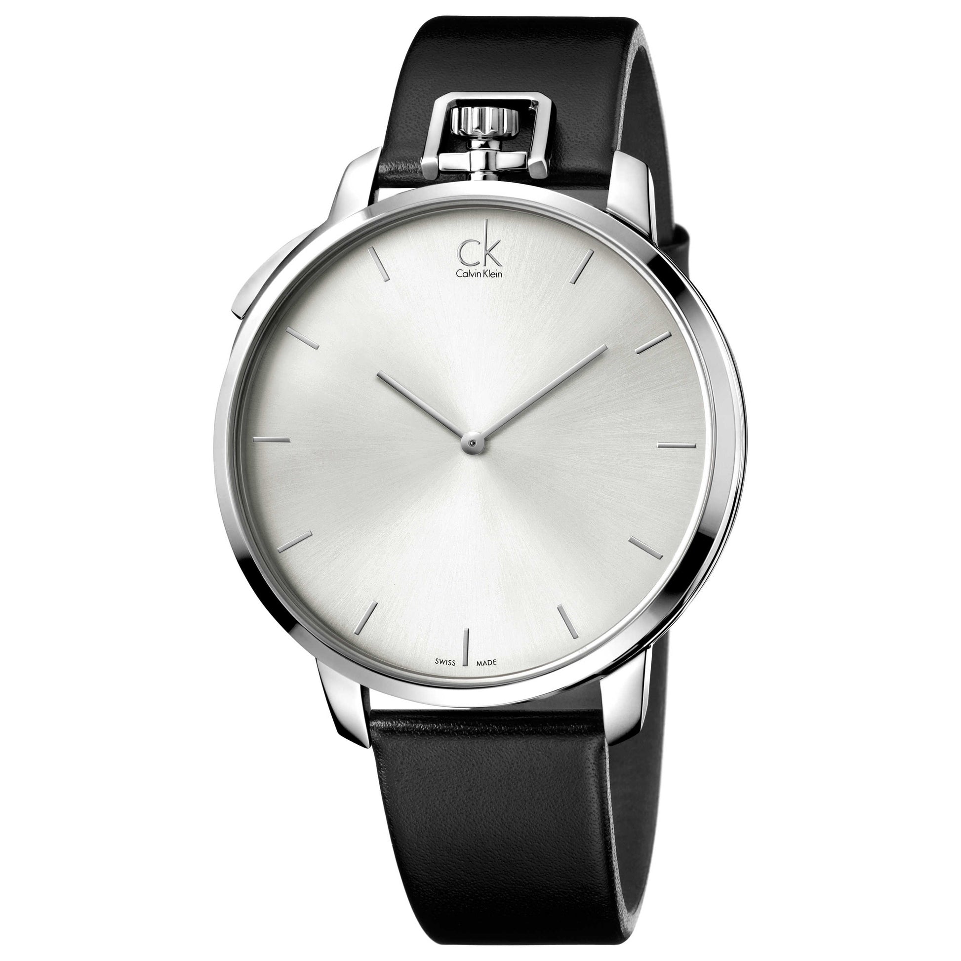 Front view of Calvin Klein Exceptional Men's Swiss Quartz (Battery-Powered) Watch K3Z211C6