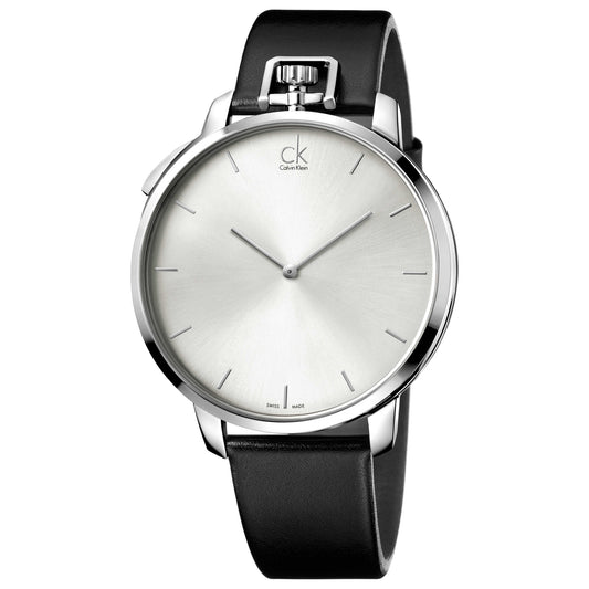 Front view of Calvin Klein Exceptional Men's Swiss Quartz (Battery-Powered) Watch K3Z211C6