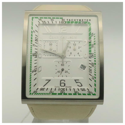 Front view of Calvin Klein Jeans Boundary Men's Swiss Quartz (Battery-Powered) Watch K4217120-SD