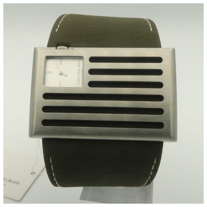 Front view of Calvin Klein Jeans Banner Men's Swiss Quartz (Battery-Powered) Watch K4513185-SDV