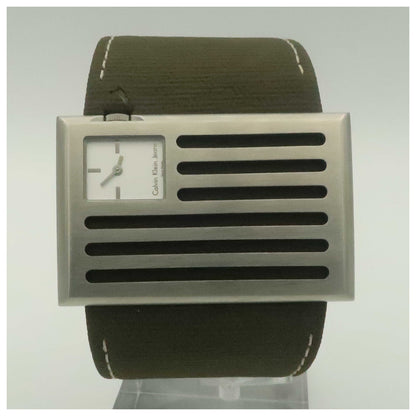 Front view of Calvin Klein Jeans Banner Men's Swiss Quartz (Battery-Powered) Watch K4513185-SD