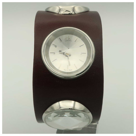 Front view of Calvin Klein Night Women's Swiss Quartz (Battery-Powered) Watch K4623120-PO