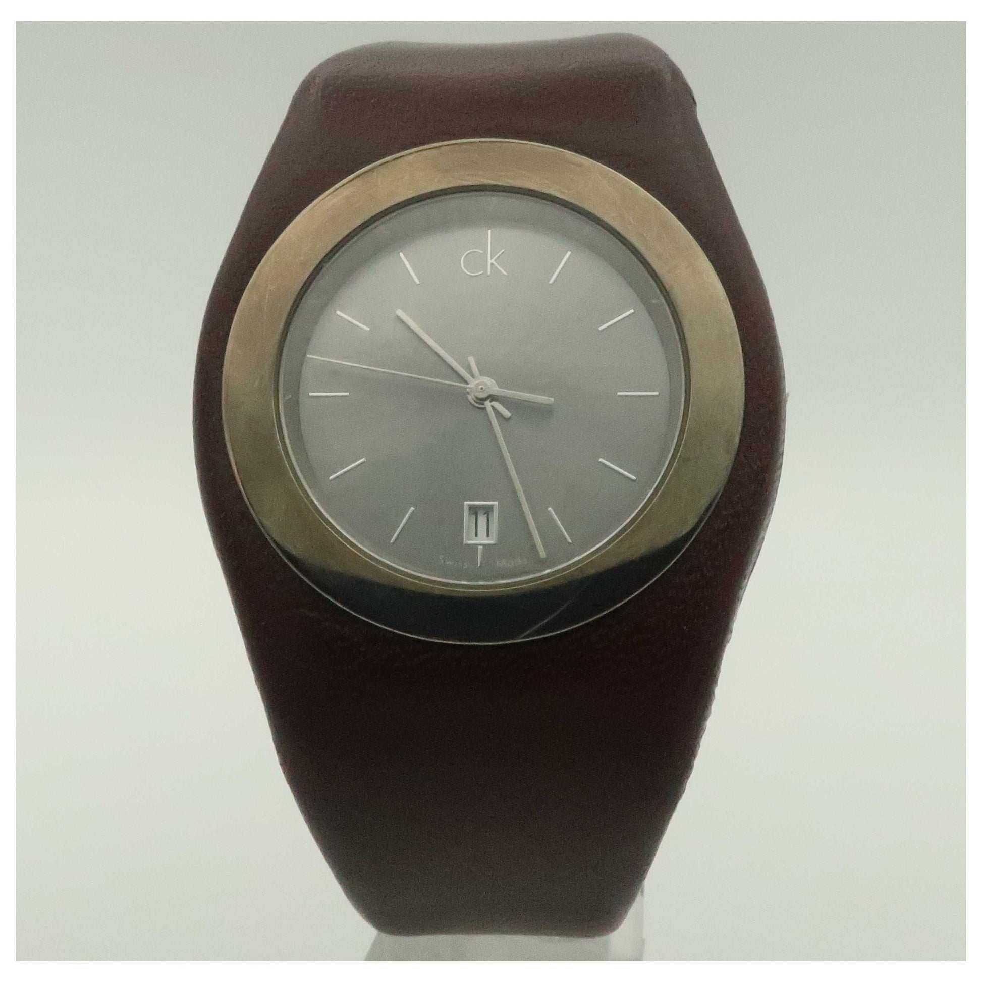 Front view of Calvin Klein Logo Women's Swiss Quartz (Battery-Powered) Watch K4723126-PO