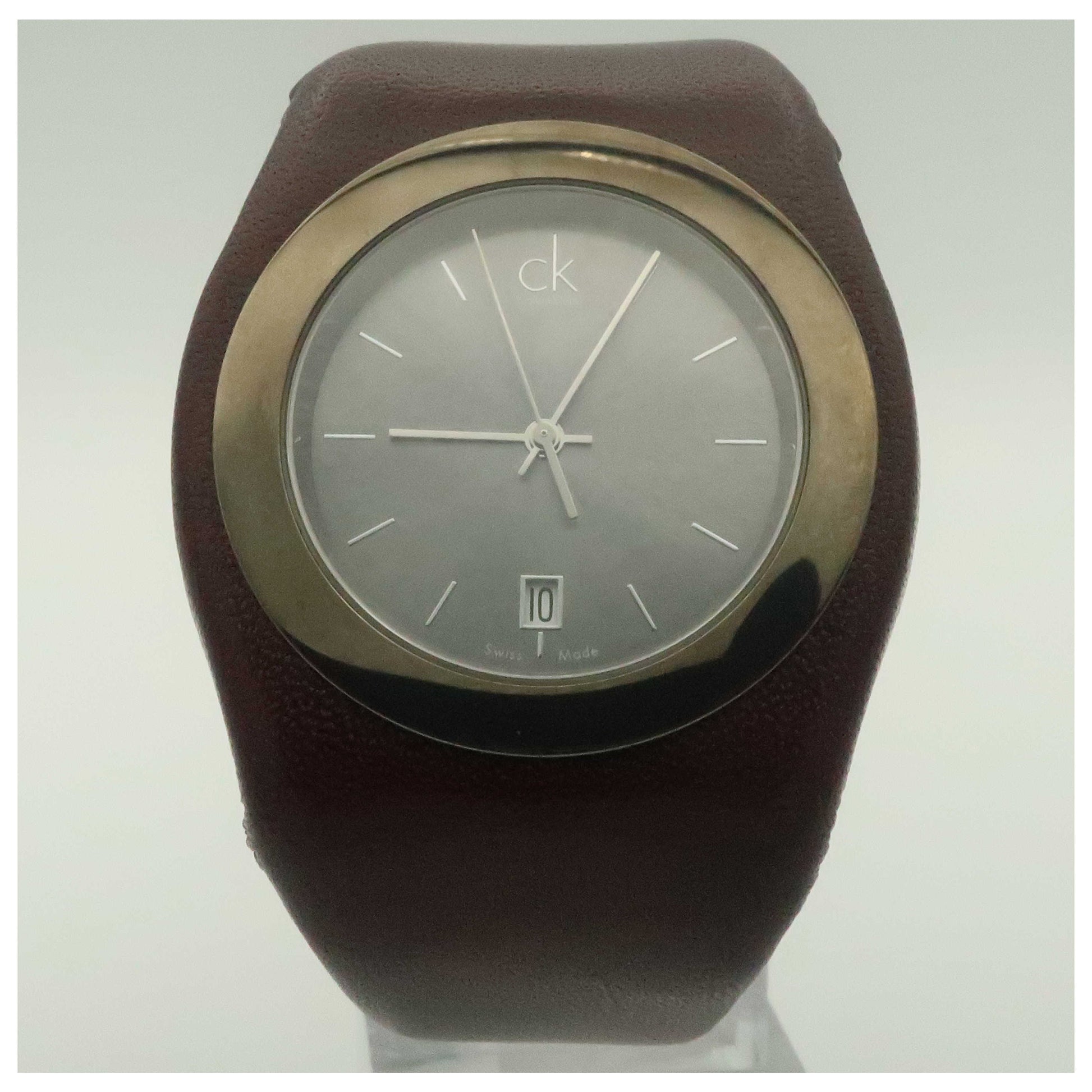 Front view of Calvin Klein Logo Women's Swiss Quartz (Battery-Powered) Watch K4723126-SD